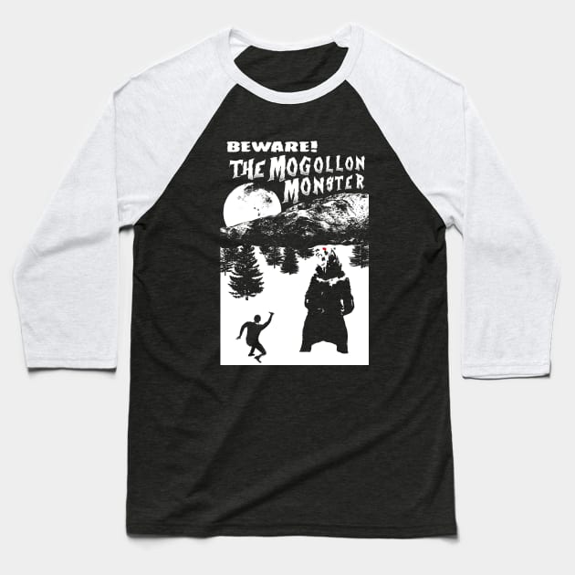 The Mogollon Monster - Alt Design Baseball T-Shirt by AudienceOfOne